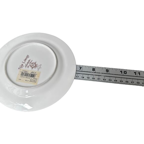 Noritake New Lineage Bread & Butter Plates White Bone China Sinclair 4738 Lot 5 - Picture 6 of 6